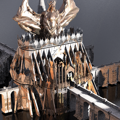 untitled.404.png Файл OBJ Артурский дворец мраморная структура дворец Белый・Модель 3D-принтера для скачивания, aramar