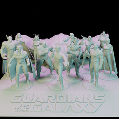 guardians21.png Guardians of the Galaxy Marvel Figures Diorama