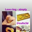 A30FBE29-E7F9-4B59-AA44-C0585D0D45BE.jpeg LOVE RING and Mold Simply heart ring and mold . contest - #ANYCUBIC3D