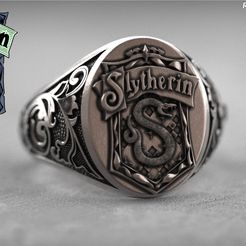 Slytherin crest ring cheap