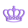 corona2d.obj Corona silueta |  Crown silhouette