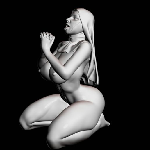 Image8.jpg Monja desnuda rezando