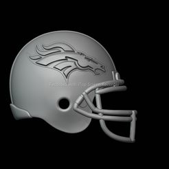 20221220_160356.jpg Fichier 3D Casque de football Denver Broncos V2・Design pour imprimante 3D à télécharger
