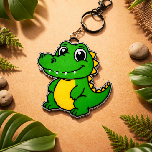 Crocodile Keychain