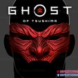 ghost_of_tsushima_half_mask_cosplay_halloween-01.jpg Ghost of Tsushima Half Mask - Oni Mask - Sakai Japanese Samurai Helmet