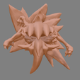7.png Pokemon Lycanroc Midnight - Fan Art - Figure 3D print model 3D print model