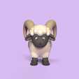 CuteRam1.png Archivo 3D Lindo carnero・Modelo de impresión 3D para descargar