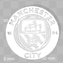 Capture logo machester city.PNG Free STL file Manchester City logo・3D print model to download