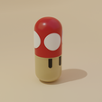 untitled.png Super Mario Mushroom Pill Container