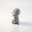 Zen-Dog_Photo4.png Zen Dog Buddha Meditation Figurine 3D Printable