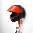 12.jpg HelmetHook ( AGV Motorcycle Helmet key holder with Auto-Opening Visor)