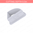 1-4_Of_Pie~1in-cookiecutter-only2.png Slice (1∕4) of Pie Cookie Cutter 1in / 2.5cm