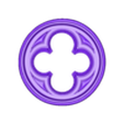 466714ccd1bc31edf9806ceab0369c2c.stl Rosette - Gothic Quatrefoil Pierced