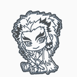 DAWFAFG.png STL file KYOJURO RENGOKU COOKIE CUTTER DEMON SLAYER'S・Model to download and 3D print