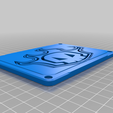 DRYER_VENT_cover.png STL-Datei Abdeckung für Gebläseöffnung mit Bleichmittel-Logo kostenlos・Modell zum 3D-Drucken zum herunterladen