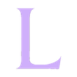 L.stl Letras y Números ASSASSINS CREED | Logo