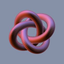 Torus-Knot-3A.jpg Archivo STL Nudo toroidal 3・Plan para descargar y imprimir en 3D