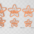 Capture.png Clay Cutter STL File - Pentagram 1 - Halloween Whimsigoth Earring Digital File Download- 8 sizes and 2 Cutter Versions, cookie cutter