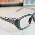 7L0B0012.jpg Flexible Stylist Glasses wear-Design 01 -detachable/exchange frame & Wing -interchangeable - 3d Print