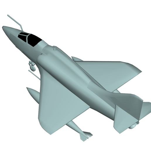 2.png OBJ-Datei McDonnell Douglas F-4 Phantom II・Design für den 3D-Druck zum Herunterladen, 3d-model