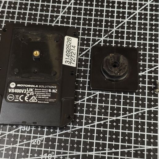 📷 Motorola VB400V3 Camera Mount Adapter VB400V3・ 3D File for 3D ...