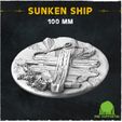 MMF-Sunken-Ship-13.jpg Sunken Ship  (Big Set) - Wargame Bases & Toppers