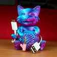 Cute-Cat-Mouse-Bungee-and-Cable-Holder-KrakDrag-2.jpg Niedliche Katze: Maus Bungee und Kabelhalterung