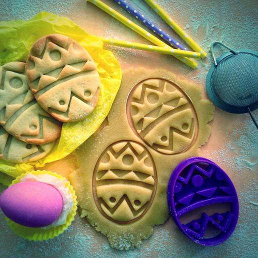 Easter Egg Cookie Cutter 3D model