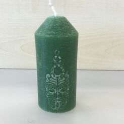 Photo_NZ_Mask_1_web.jpg 3D file Candle Mould New Zealand Mask・Design to download and 3D print