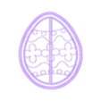 667 Huevo decorado.stl easter cookie cutter