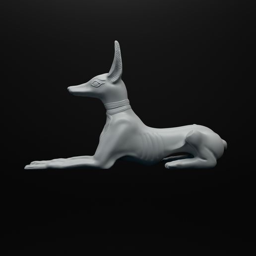 🐕 Egyptian Anubis dog statue・ 3D File for ・Cults