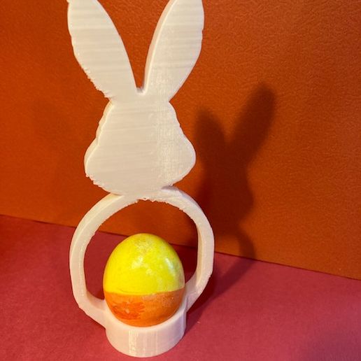 Download STL file Easter Bunny Egg Holder • 3D printing model • Cults
