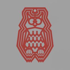 dizzy owl b2 tree decoration v1 pic.jpg Fichier STL gratuit Chouette hulotte - ornement d'arbre de chouette tournante・Design pour imprimante 3D à télécharger