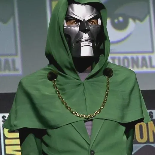 Dr. Doom Riveted Iron Mask - High Detail 3D Printable Helmet