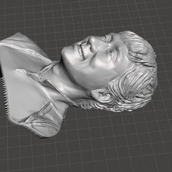 5fe207ce09e451145a4a7aabf27392d2_display_large.jpg Fichier STL gratuit Buste de Jackie Chan・Modèle imprimable en 3D à télécharger