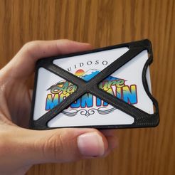 20220622_135704.jpg Free STL file Modern wallet | 1-12 slot option・3D printable model to download