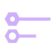 Hexa hands.stl Relógio de secretária modular
