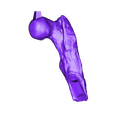 Femur_Left_Part_01.OBJ OBJ file Life size baby T-rex skeleton - Part 03/10・3D printing model to download