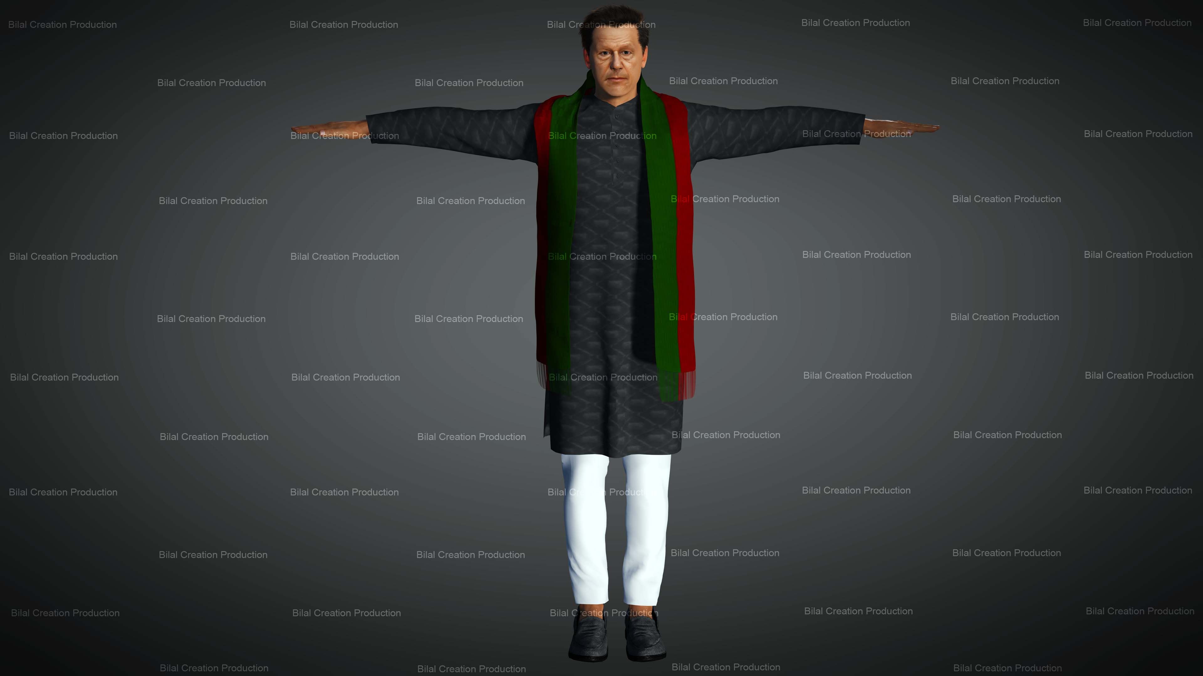 1.jpg DXF file Imran Khan Realistic Character・3D print design to download, bilalcreation