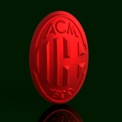 AC-Milan.png Rossoneri Eterno: Emblematic Sculpture of the AC Milan Coat of Arms