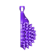 pendentif_h_risson.STL STL file Hedgehog pendant・3D printing model to download