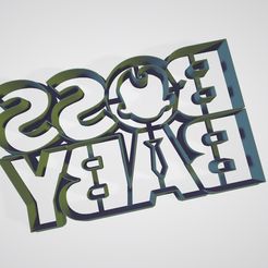 Logo-15cm.jpg STL-Datei Der Boss Baby Ausstechform・Design für 3D-Drucker zum herunterladen