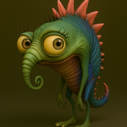 👹 Ploc Monster・ STL File for 3D printing・Cults