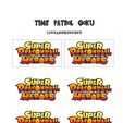 logo-print-sticker-in-paper_A4_SHEET_ALL.jpg STL file Time Patrol Goku (Xeno)・3D printing design to download