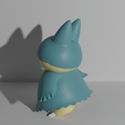 Munchlax3.png Munchlax and Snorlax 3D print model