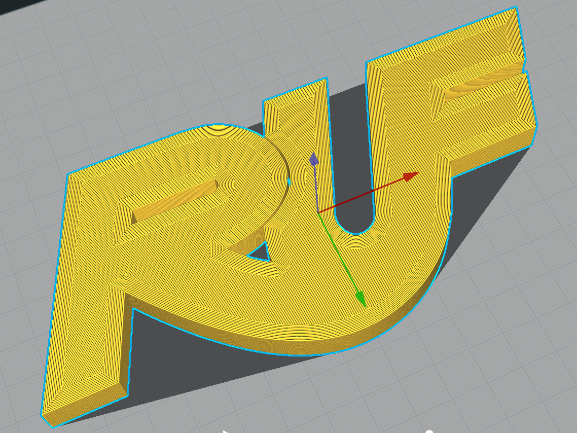 Download STL file RUF Logo Wall Art • 3D printing object ・ Cults