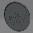 USA.png All the States of USA - Coasters Pack