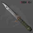 LEON-KENNEDY-COMBAT-KNIFE-1.jpg Leon Kennedy Combat Knife from Residual Evil 4 Remake for cosplay