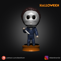 Mike-Myers-Instagram-copy.png Free STL file SLASHER DOUBLE BIT: MICHAEL MYERS・Design to download and 3D print