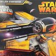 cv Se 4 1/18 Hasbro ROTS Star Wars Jedi Starfighter - Astromech inserts and missile